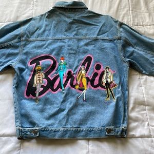 VINTAGE XL Jerry Leigh Barbie Denim Jacket